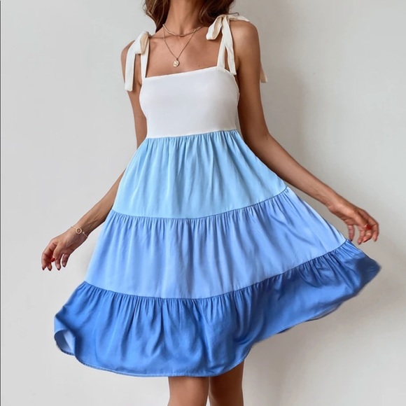 Boho color block cami dress - Picture 5 of 6